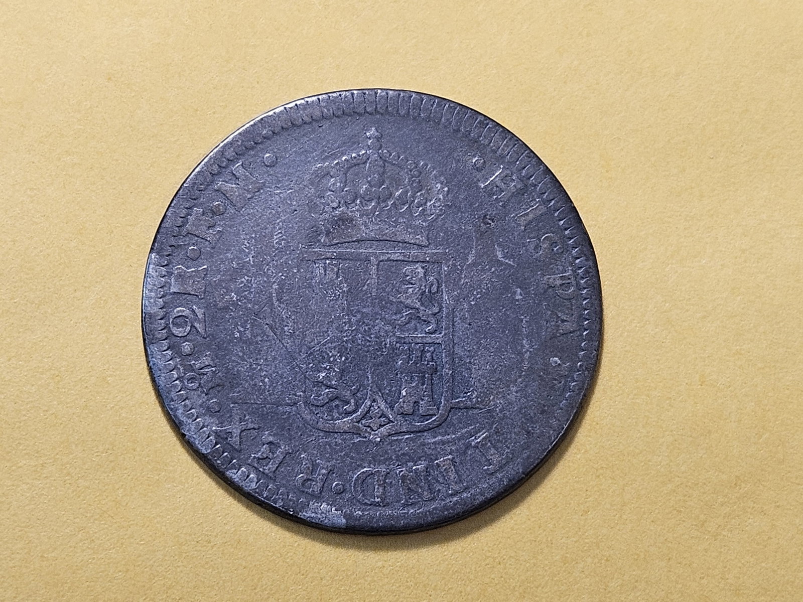 1787 Spanish Colonies Silver 2 Reals - 4