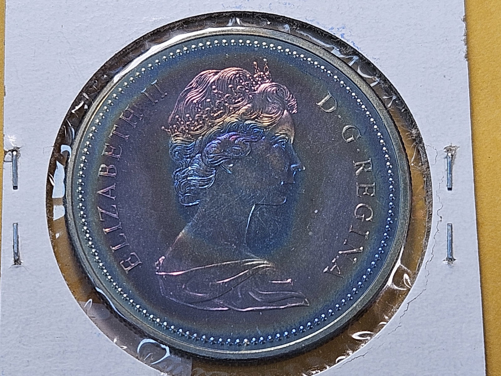 WOW! 1971 Proof Canadian Silver Dollar - 5