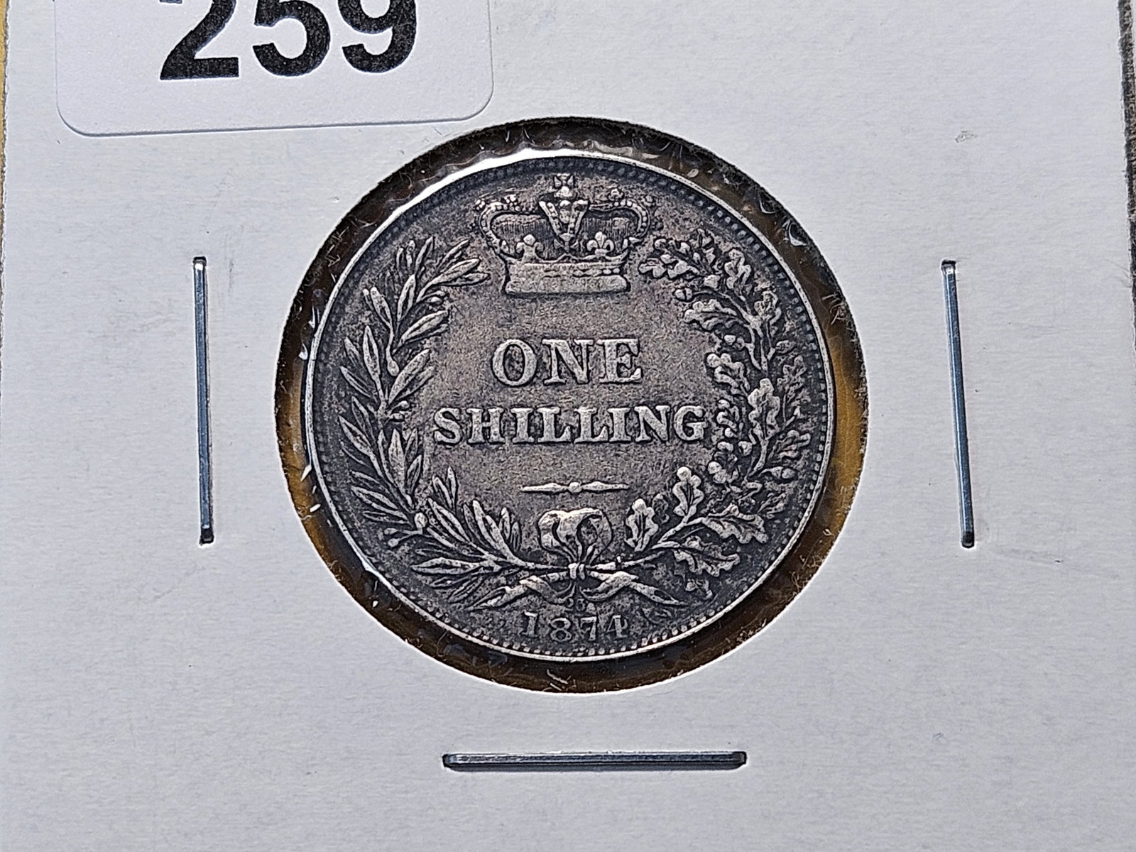 Two Foreign Silver Coins from India and Britain - 2