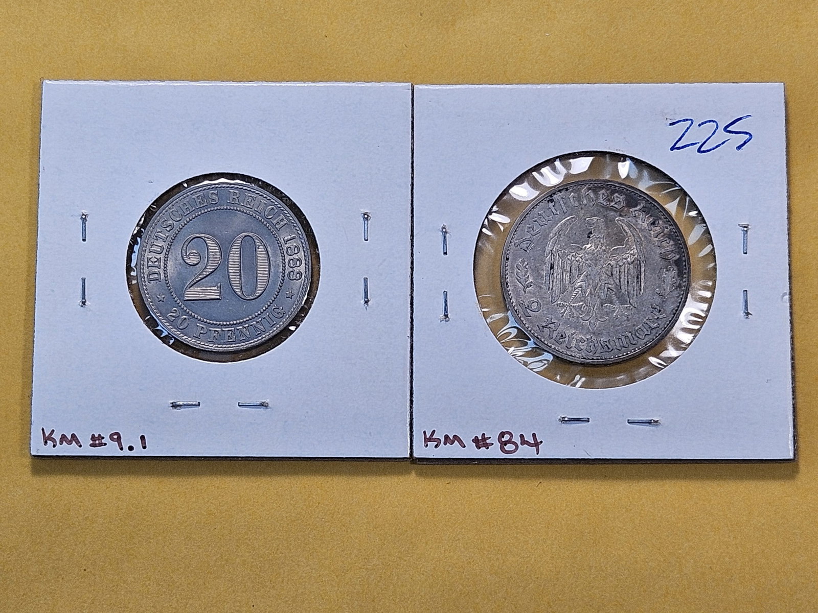 Two German Coins, one is Silver - 4