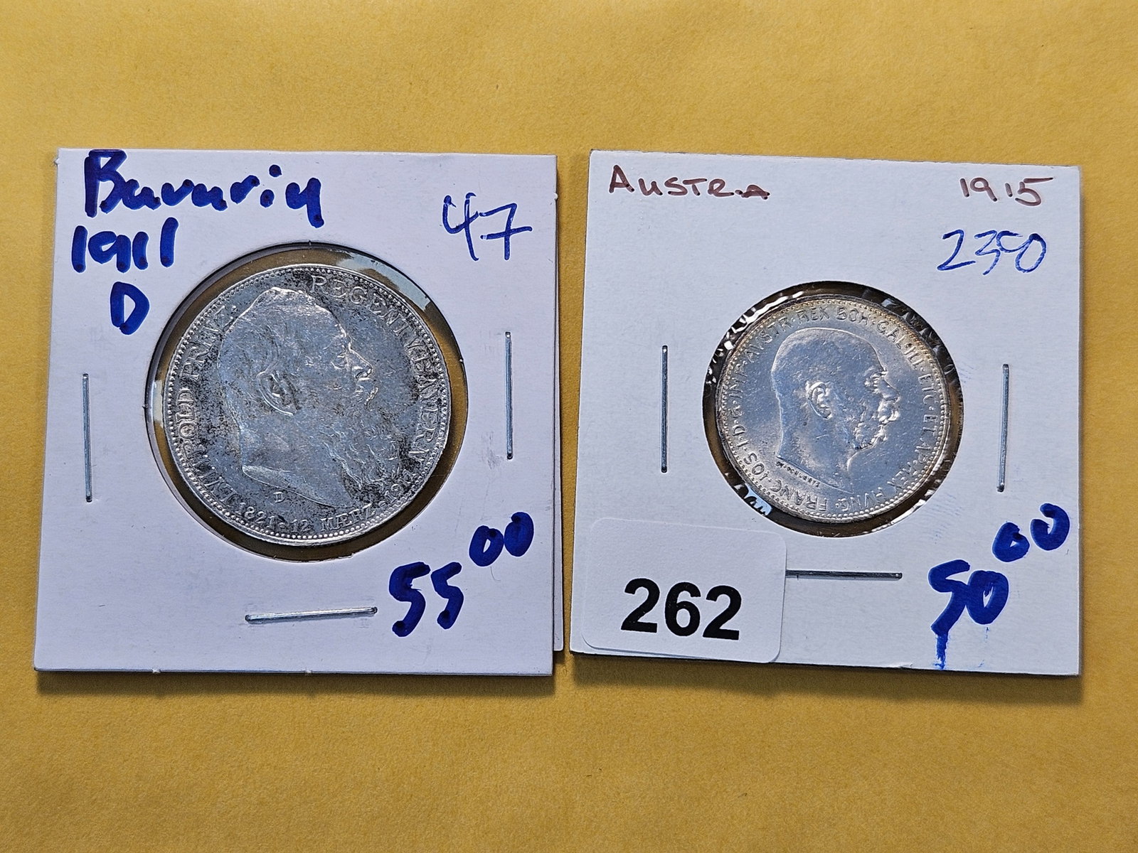 Two Foreign Silver Coins From Austria and Bavaria (1 of 6)