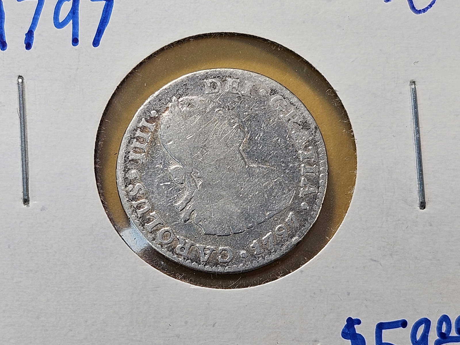 Three Mexican Silver Reals - 3