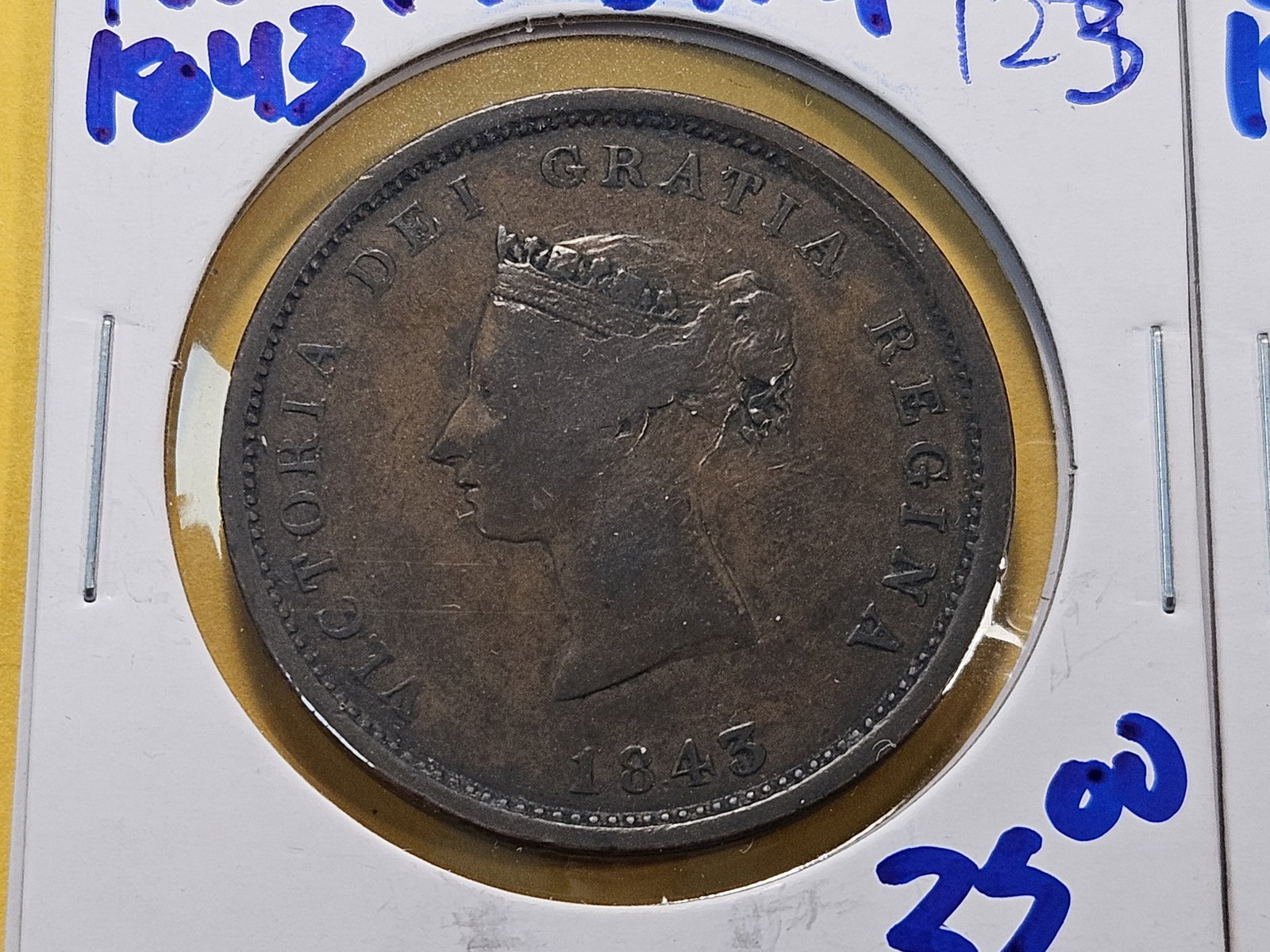 Five Copper Bank Tokens from Canada and Nove Scotia - 5