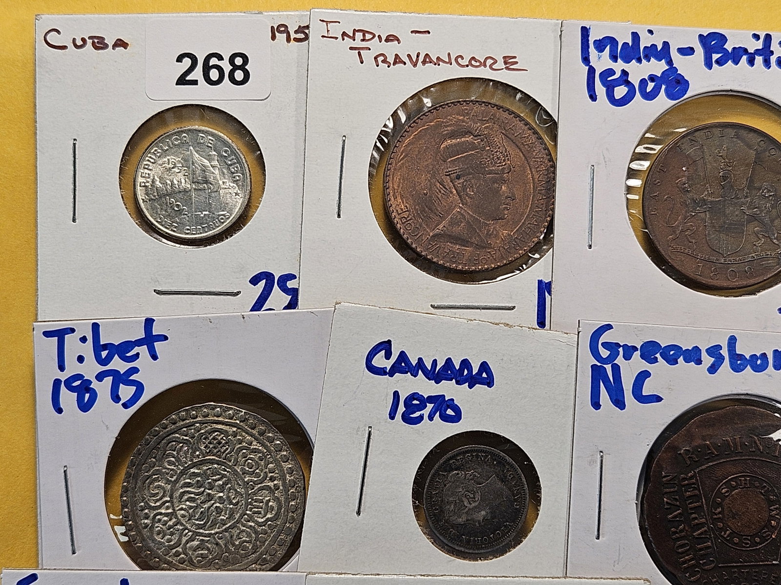 Fourteen Mixed Foreign Coins, Three are Silver! - 2