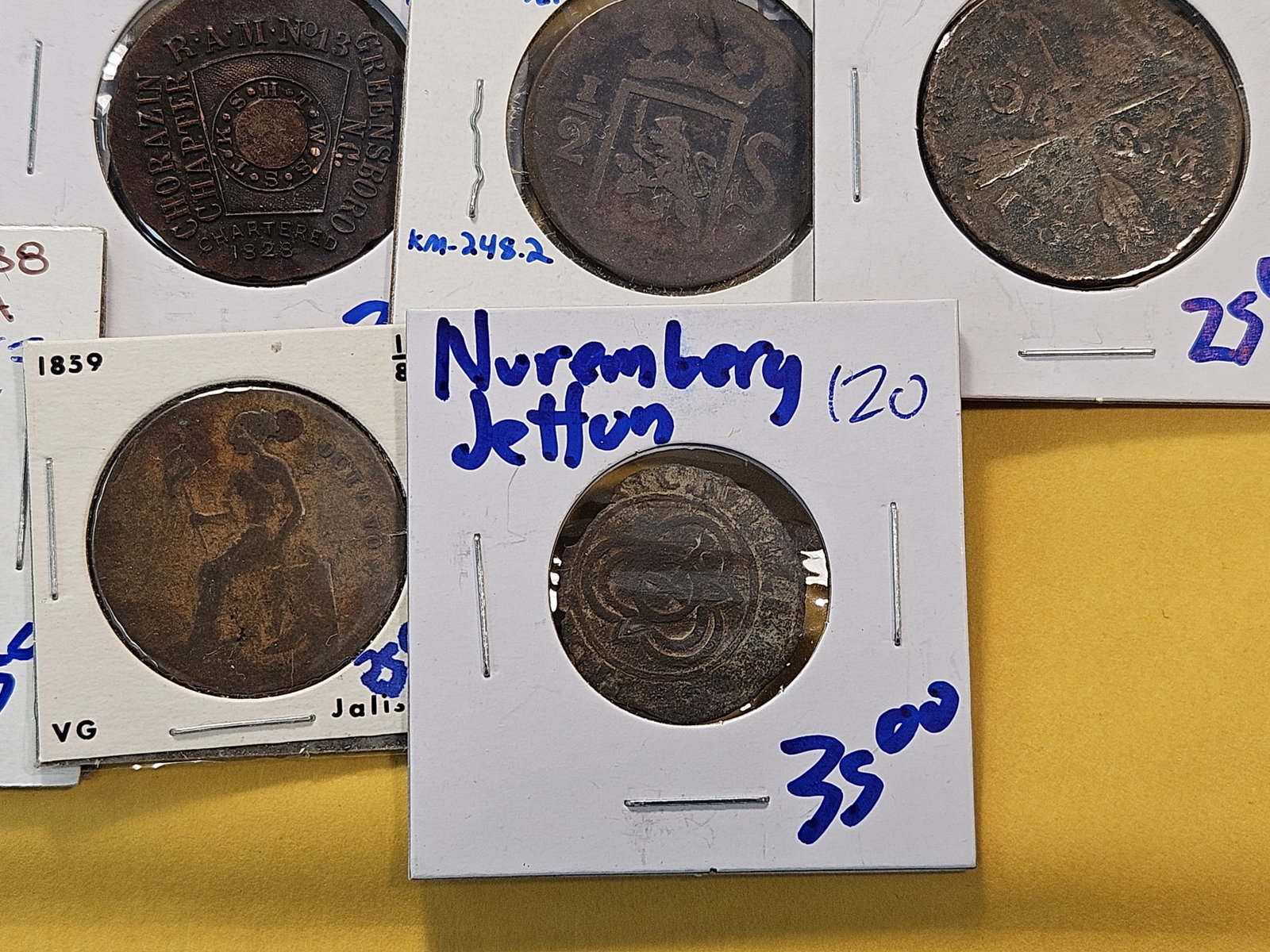 Fourteen Mixed Foreign Coins, Three are Silver! - 5