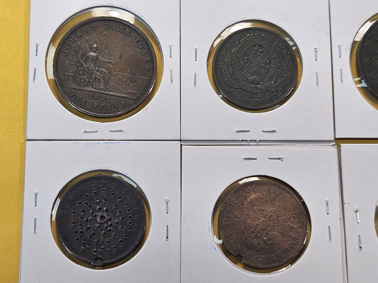 Eight Canadian Copper Bank Tokens - 5