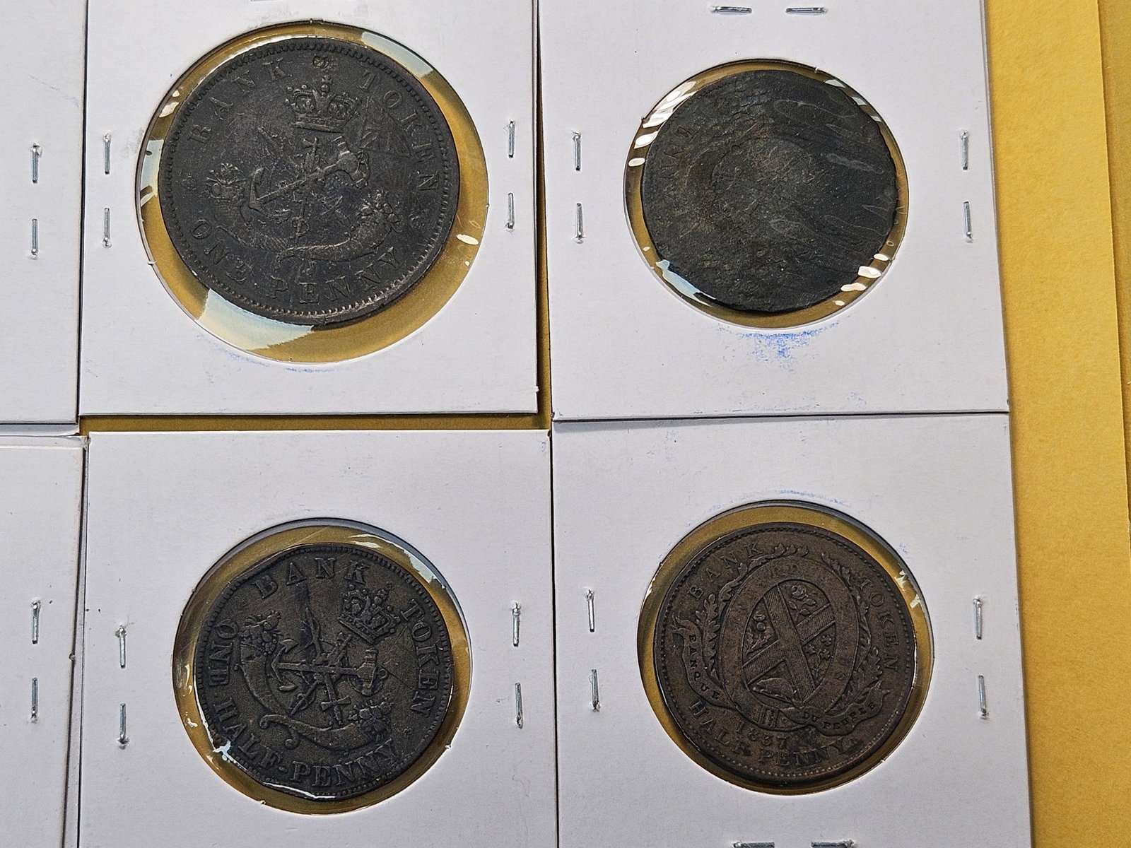 Eight Canadian Copper Bank Tokens - 6