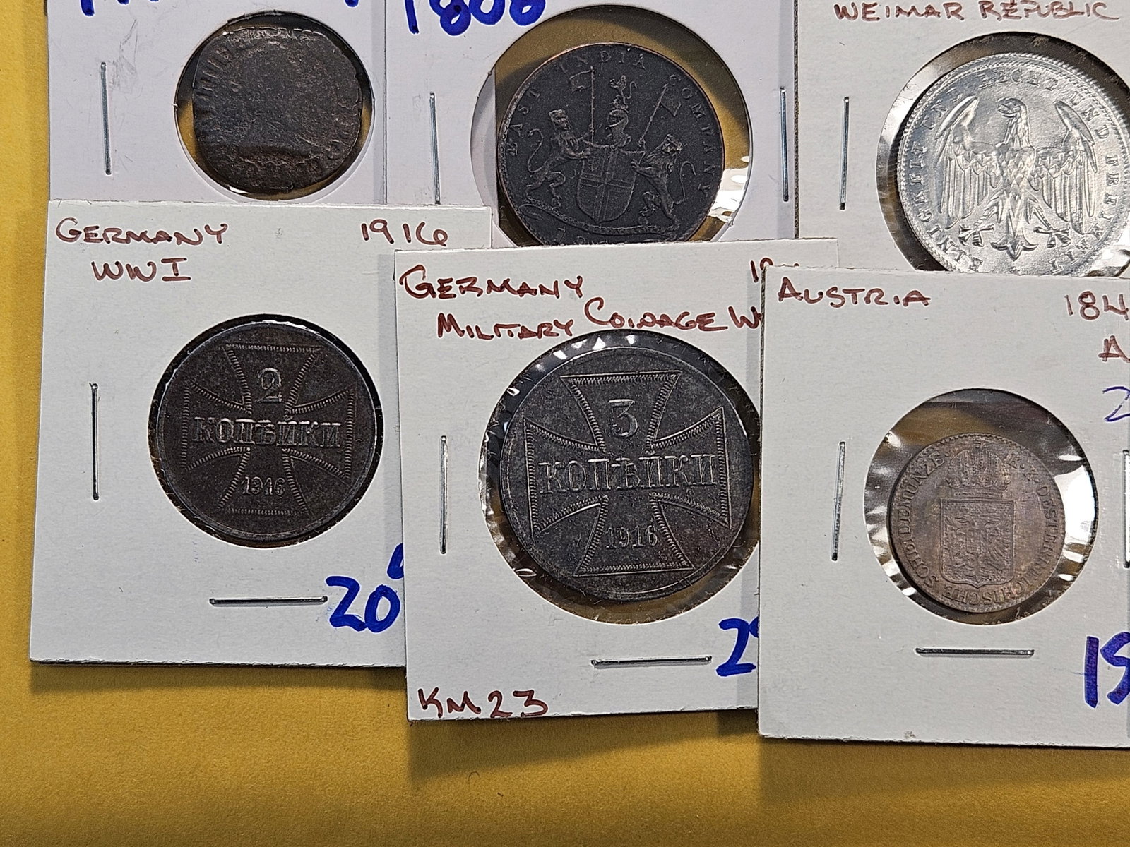 Fourteen Mixed Foreign Coins, Five are Silver! - 4