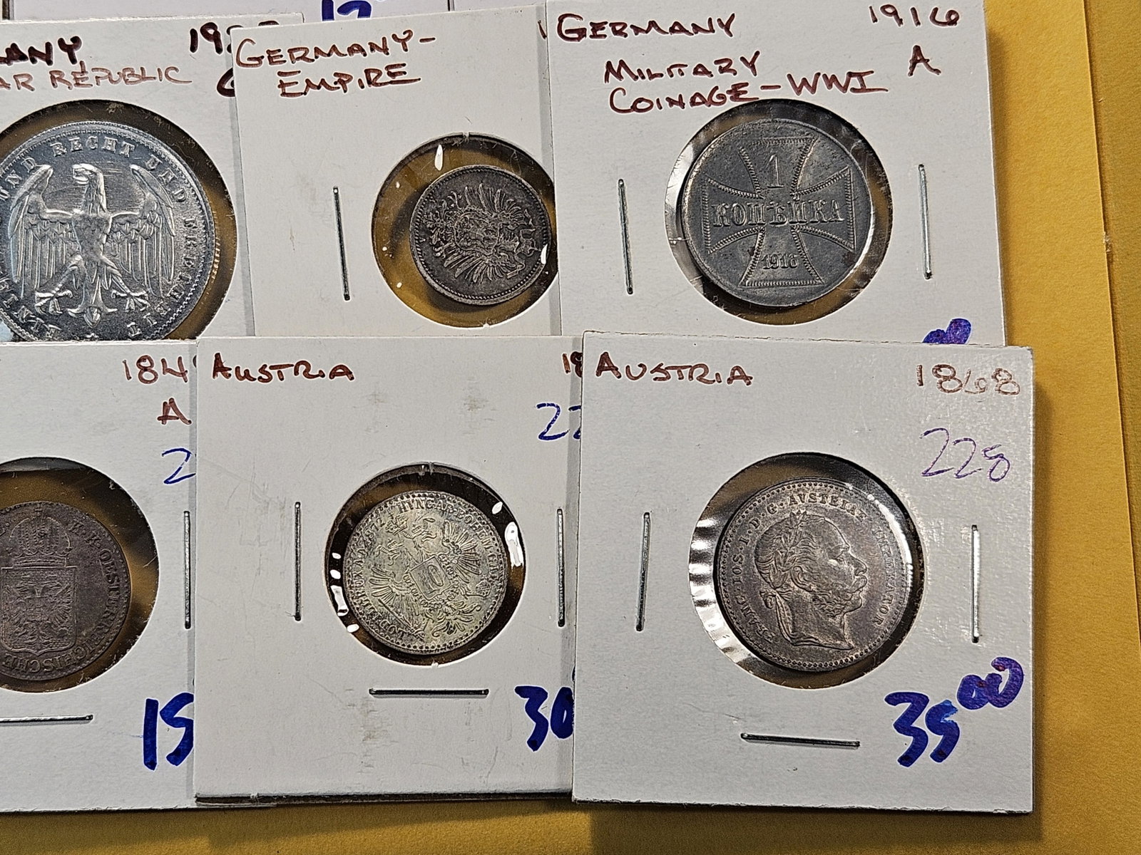 Fourteen Mixed Foreign Coins, Five are Silver! - 5