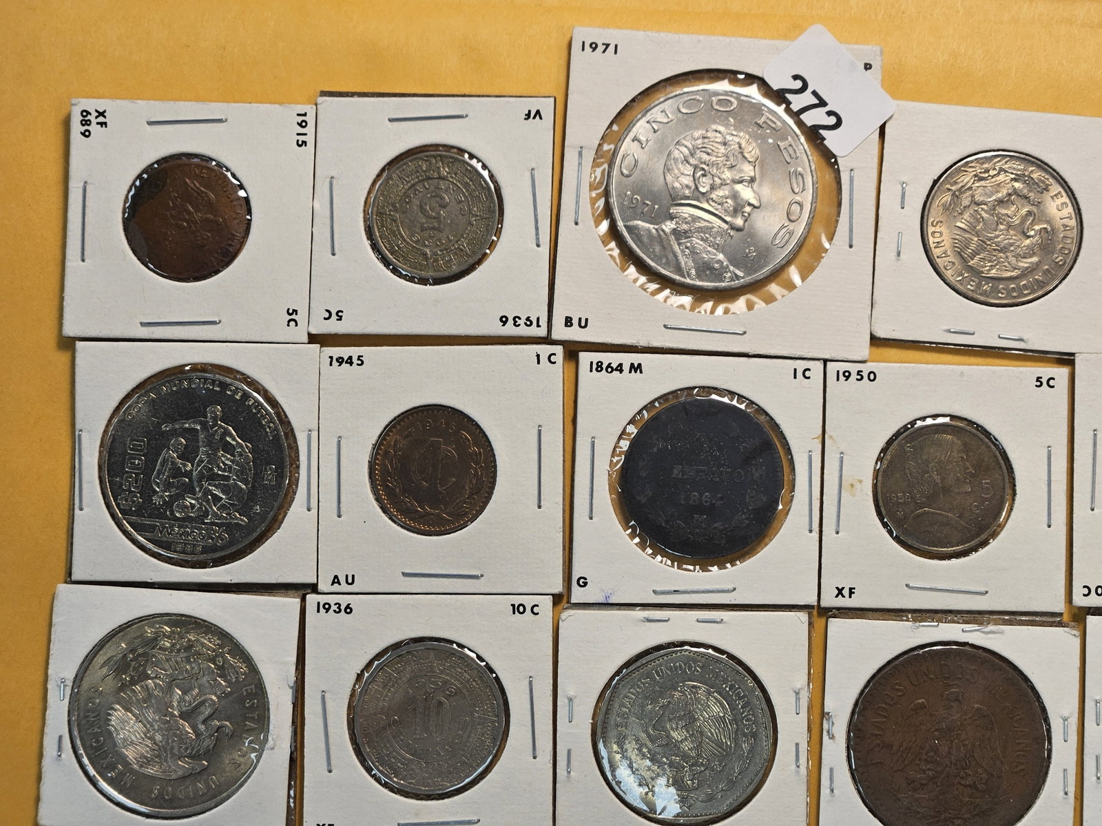 Forty-Two Mixed Mexican Coins - 2