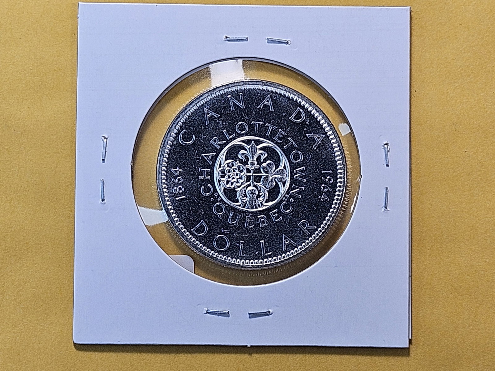 Brilliant Uncirculated 1964 Canadian Silver Dollar - 3