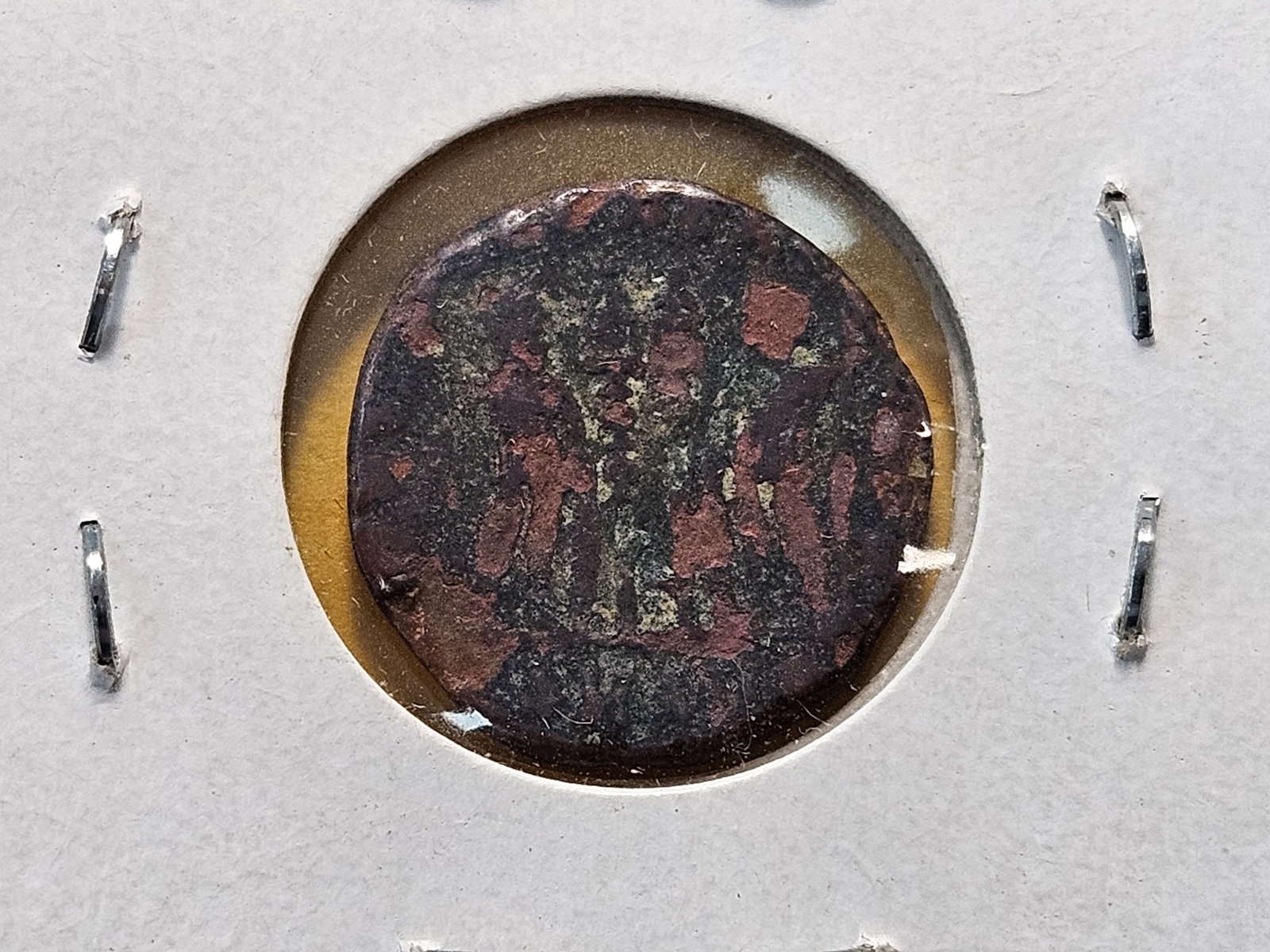 ANCIENT! 307-337 A.D. Roman Bronze Coin - 4