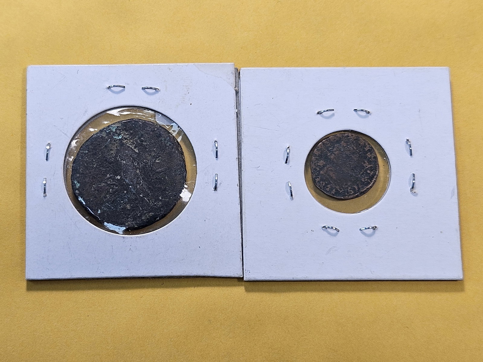 ANCIENTS! Two Ancient Bronze Coins - 4