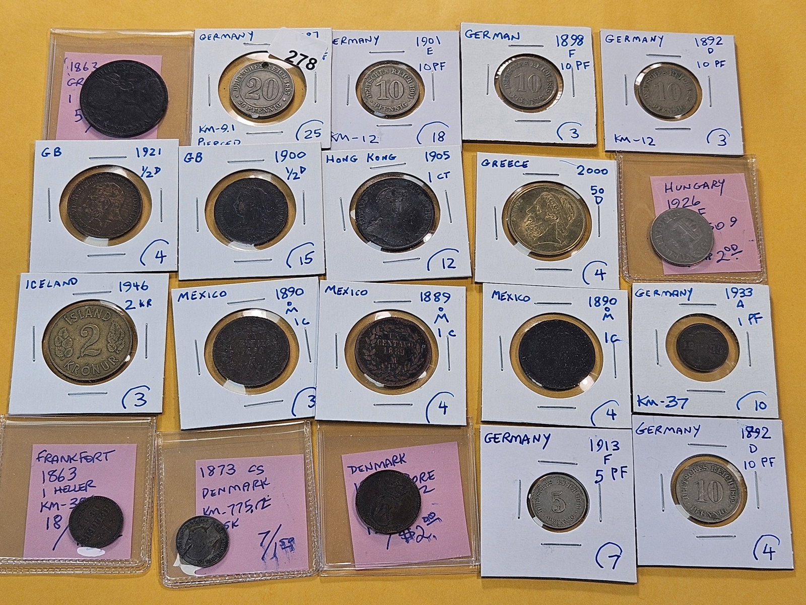 Twenty Mixed World Coins (1 of 5)