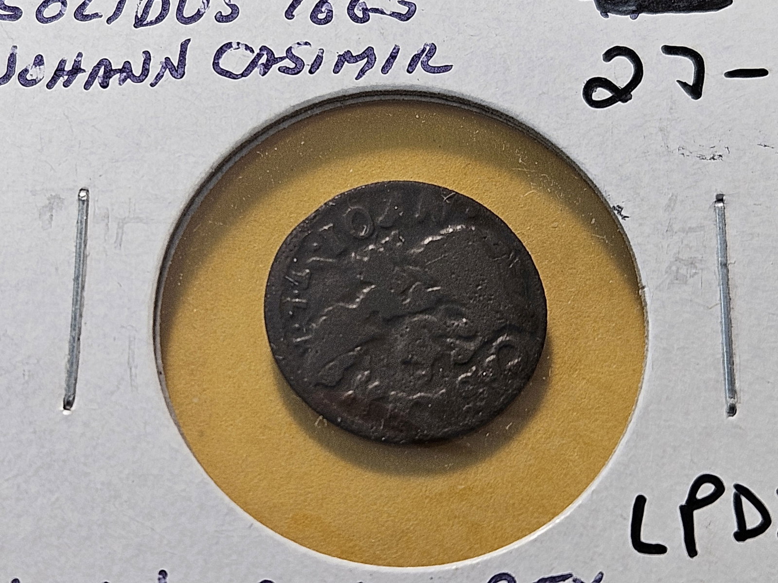Two Older Polish Solidus Copper Coins - 3