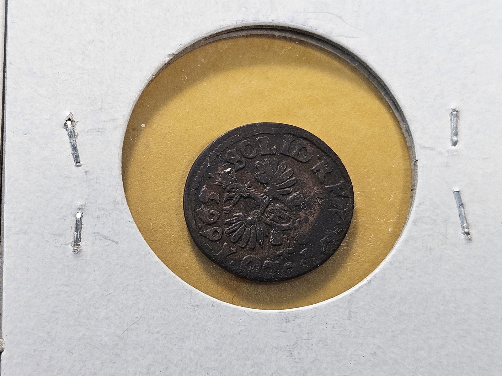 Two Older Polish Solidus Copper Coins - 6