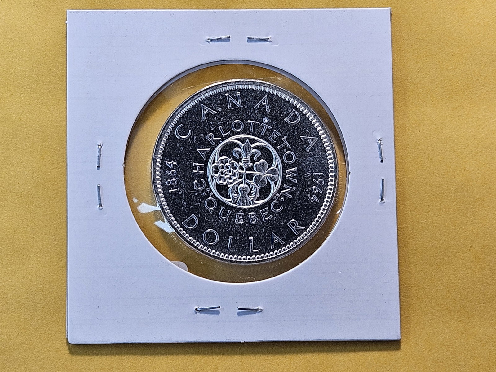 Brilliant Uncirculated 1964 Canadian Silver Dollar - 3