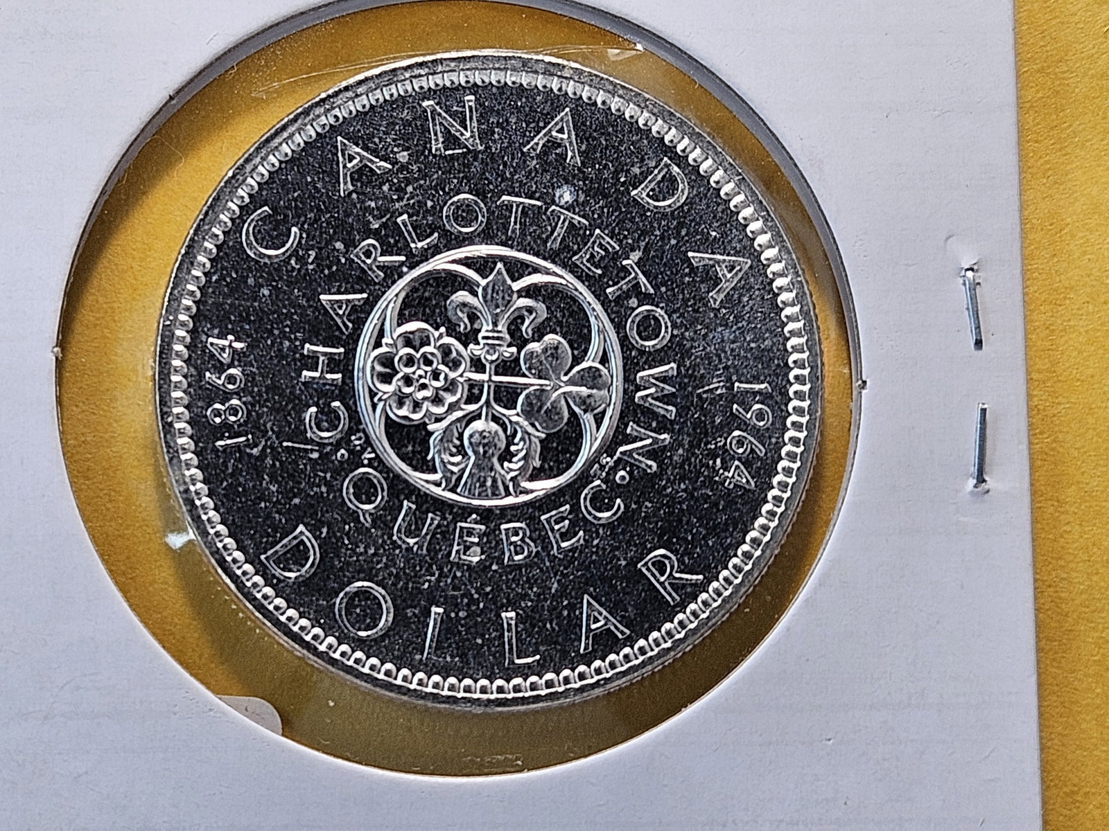 Brilliant Uncirculated 1964 Canadian Silver Dollar - 4