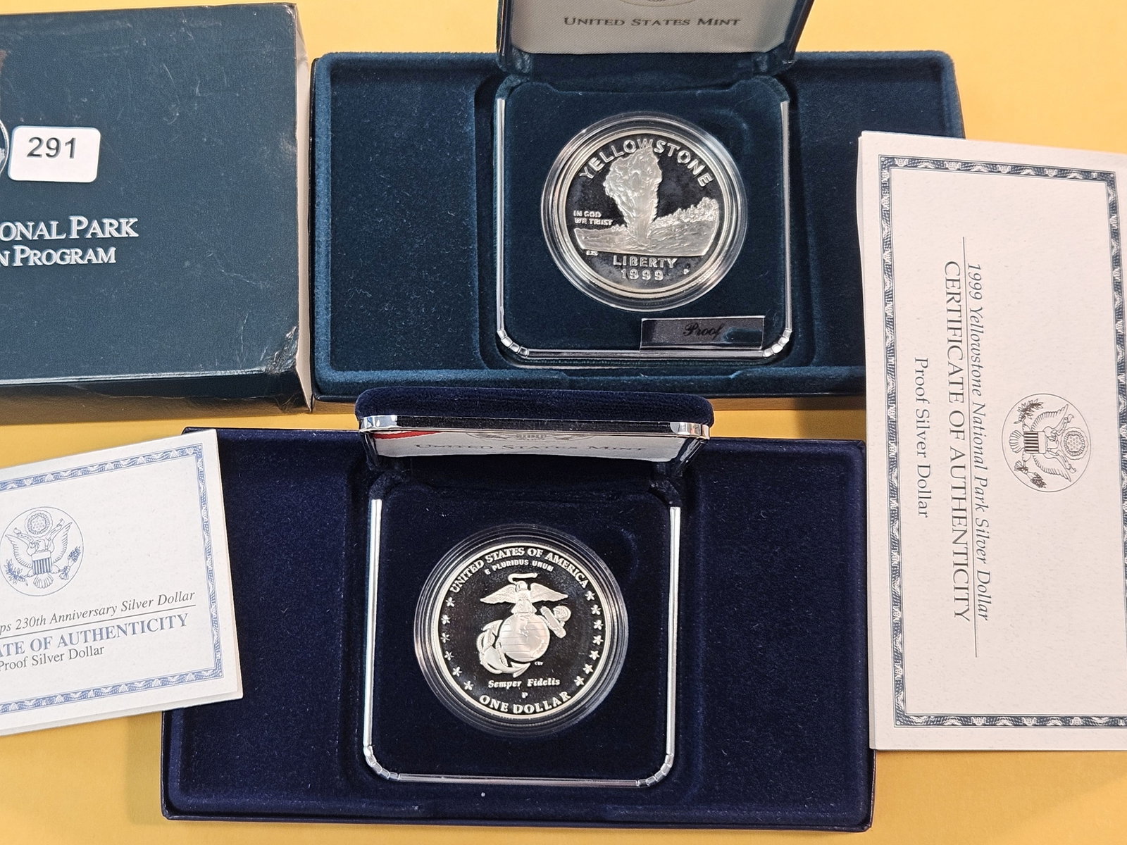 Two US Mint Commemorative Silver Dollars - 2