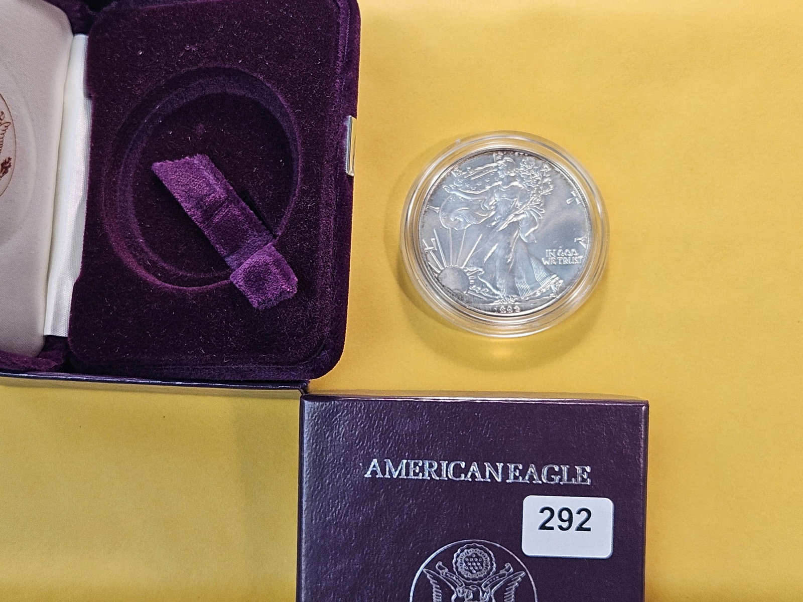 US Mint 1992 Brilliant Uncirculated American Silver Eagle - 2