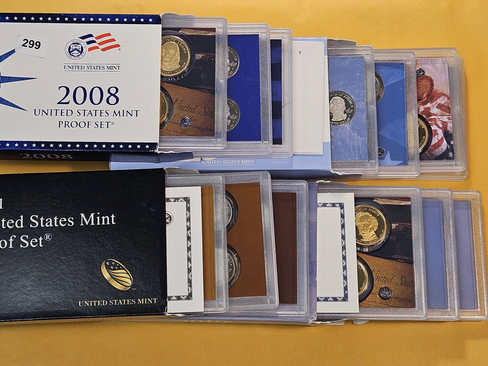 Four Consecutive US Mint Proof Sets - 2