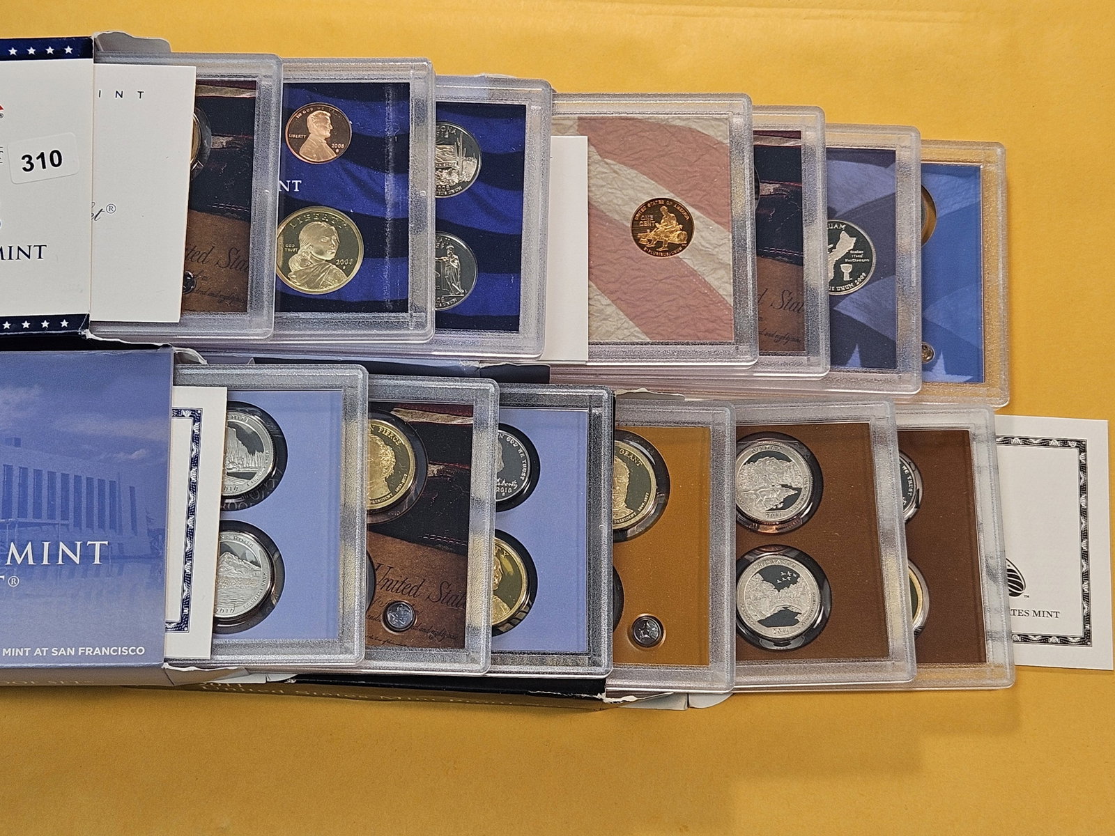 Four Consecutive US Mint Proof Sets - 2