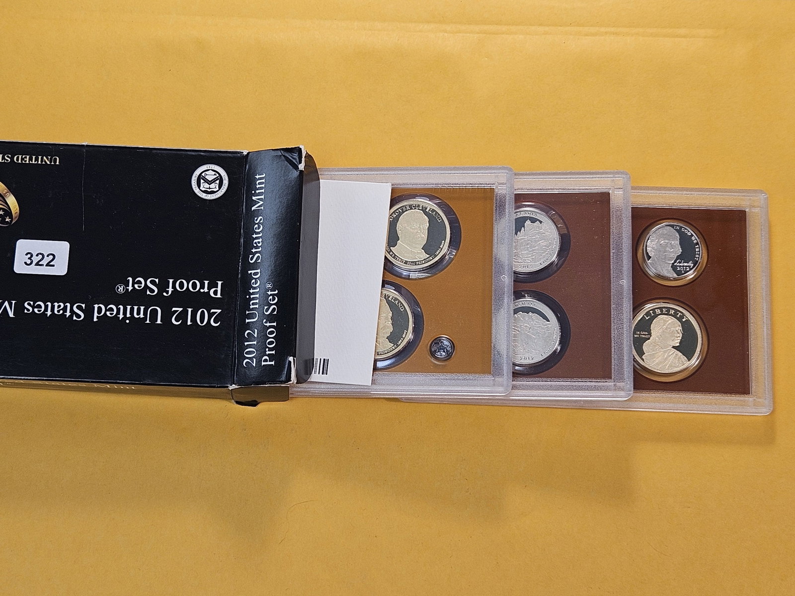 KEY DATE! US Mint 2012 Proof Set - 2