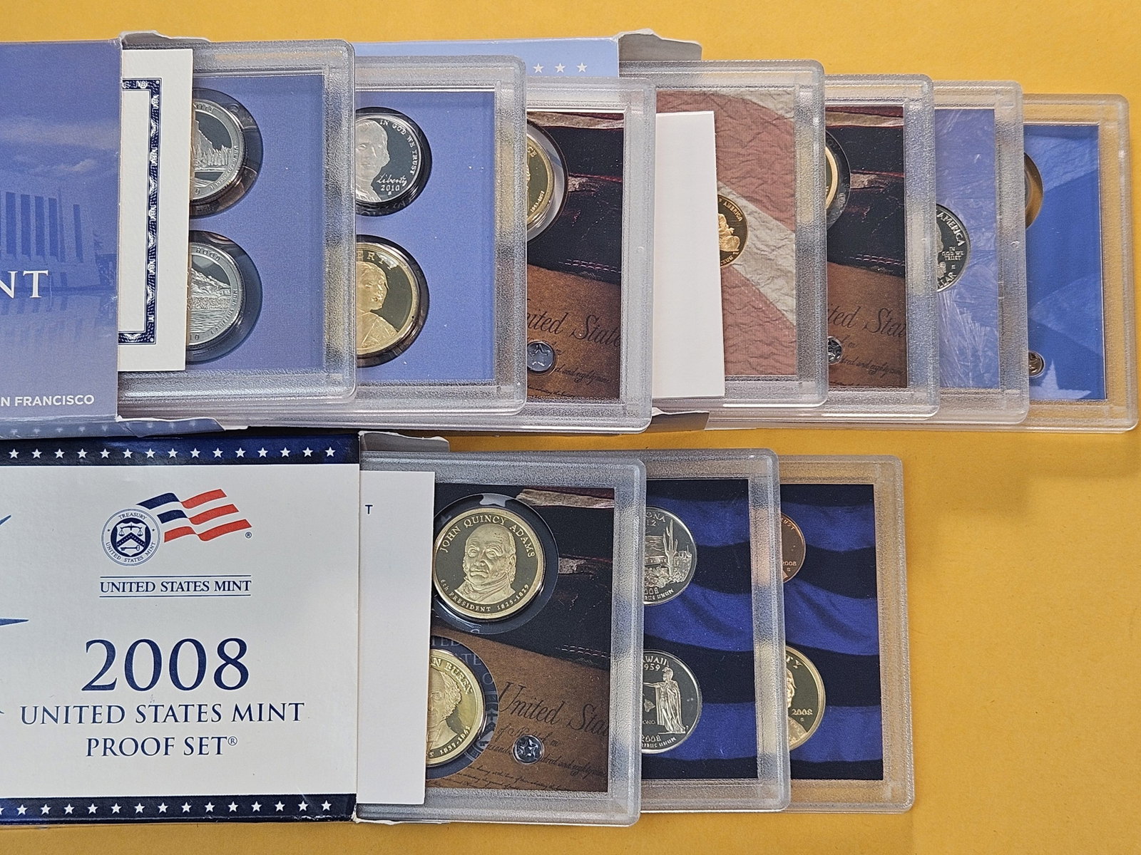 Three Consecutive US Mint Proof Sets - 2