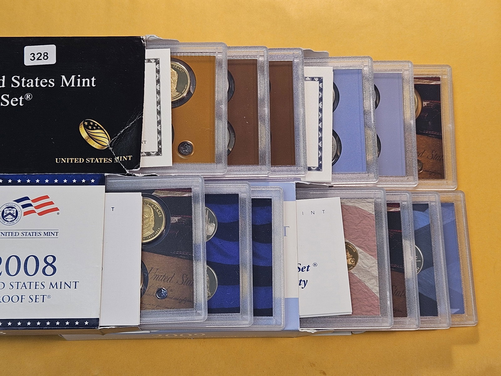 Four Consecutive US Mint Proof Sets - 2