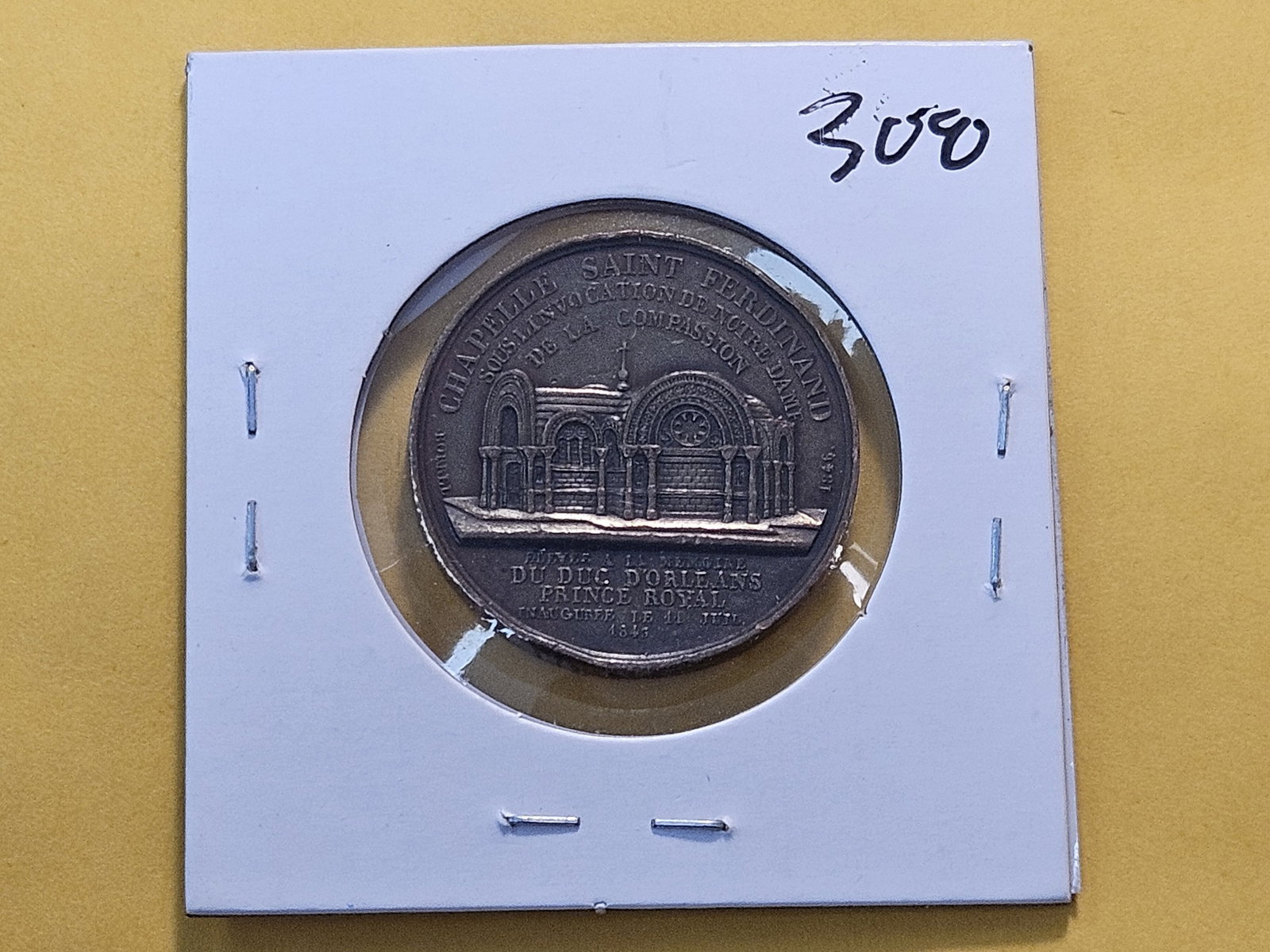 1843 French Commemorative Medal - 3