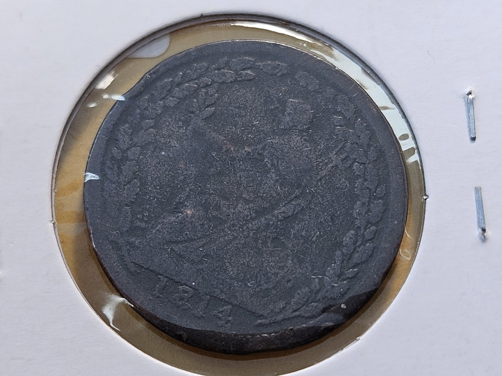 1814 General Wellington Halfpenny Token - 4