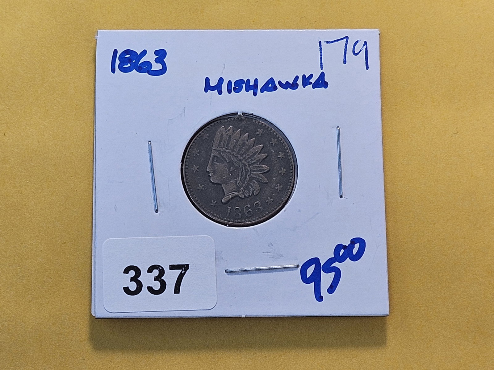 1863 Merchants Store card Civil War Token - 2