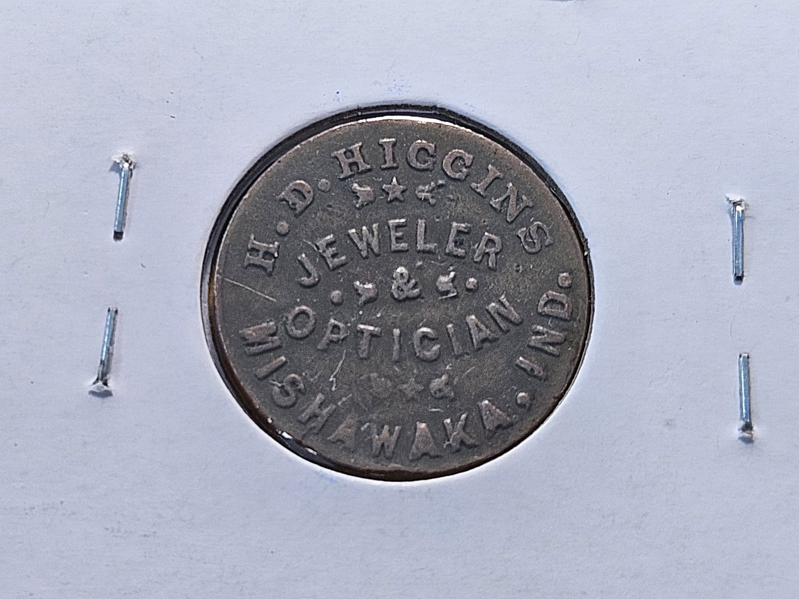 1863 Merchants Store card Civil War Token - 4