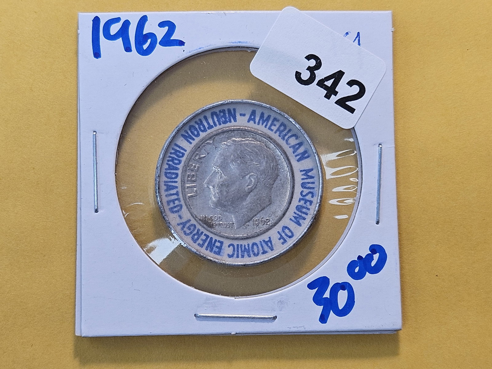 1962 Irradiated Roosevelt Silver Dime - 2