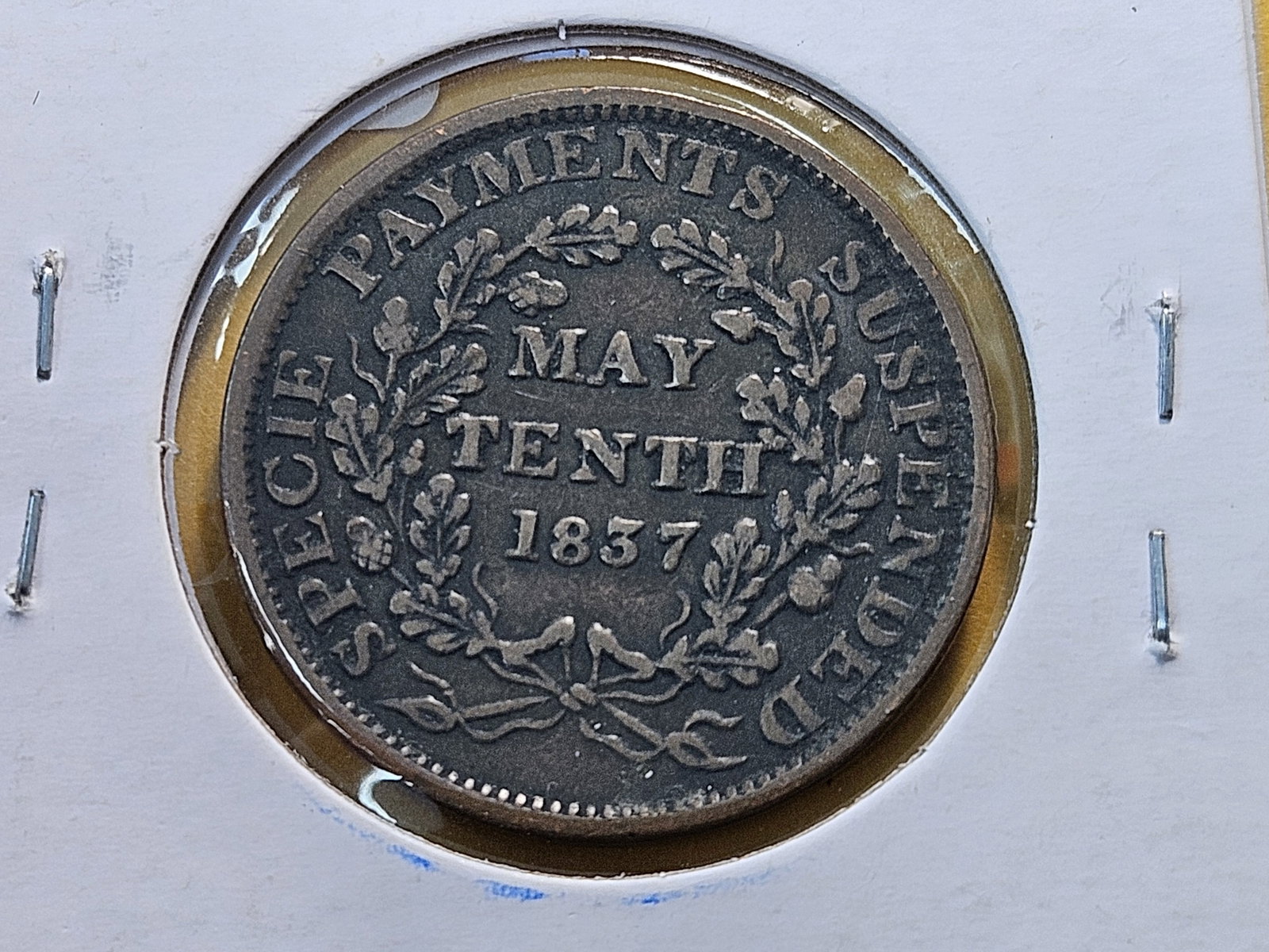 1841 Hard Times Token - 4