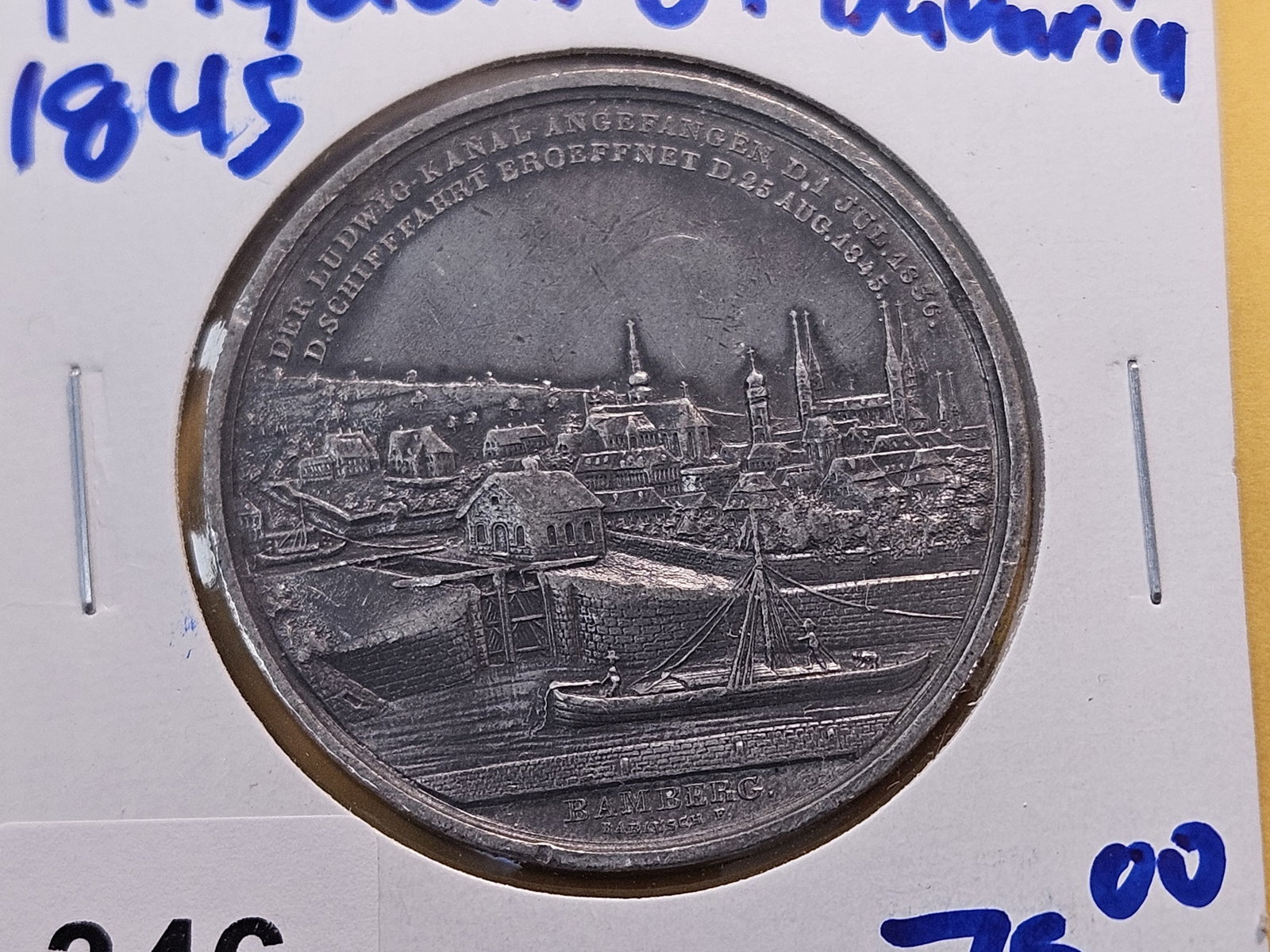 1845 Kingdom of Bavaria Commemorative Medal (1 of 4)