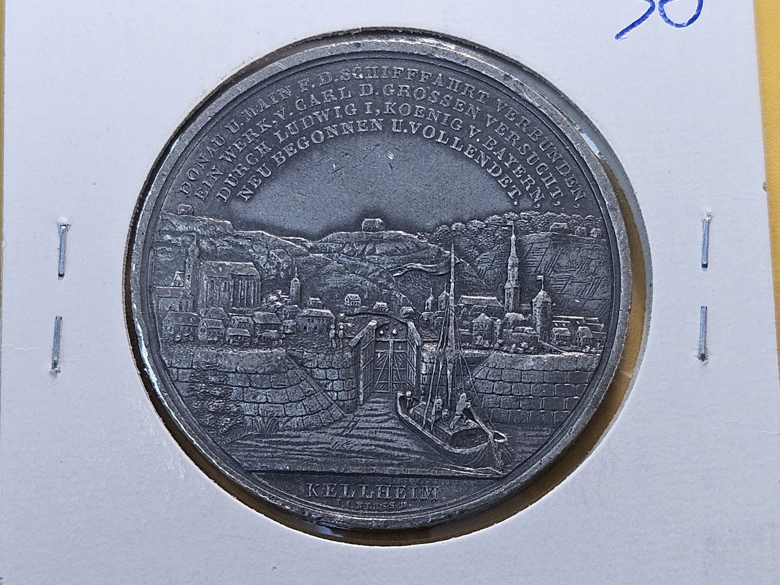 1845 Kingdom of Bavaria Commemorative Medal - 4