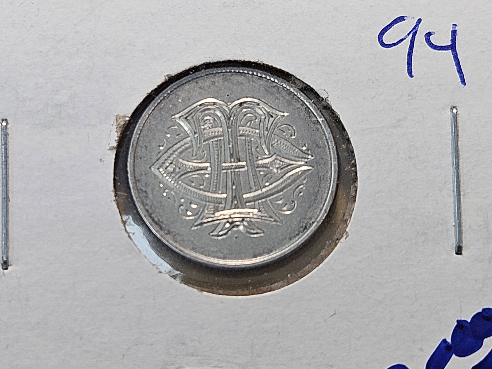 Three Seated Liberty Silver Dime Love Tokens - 3