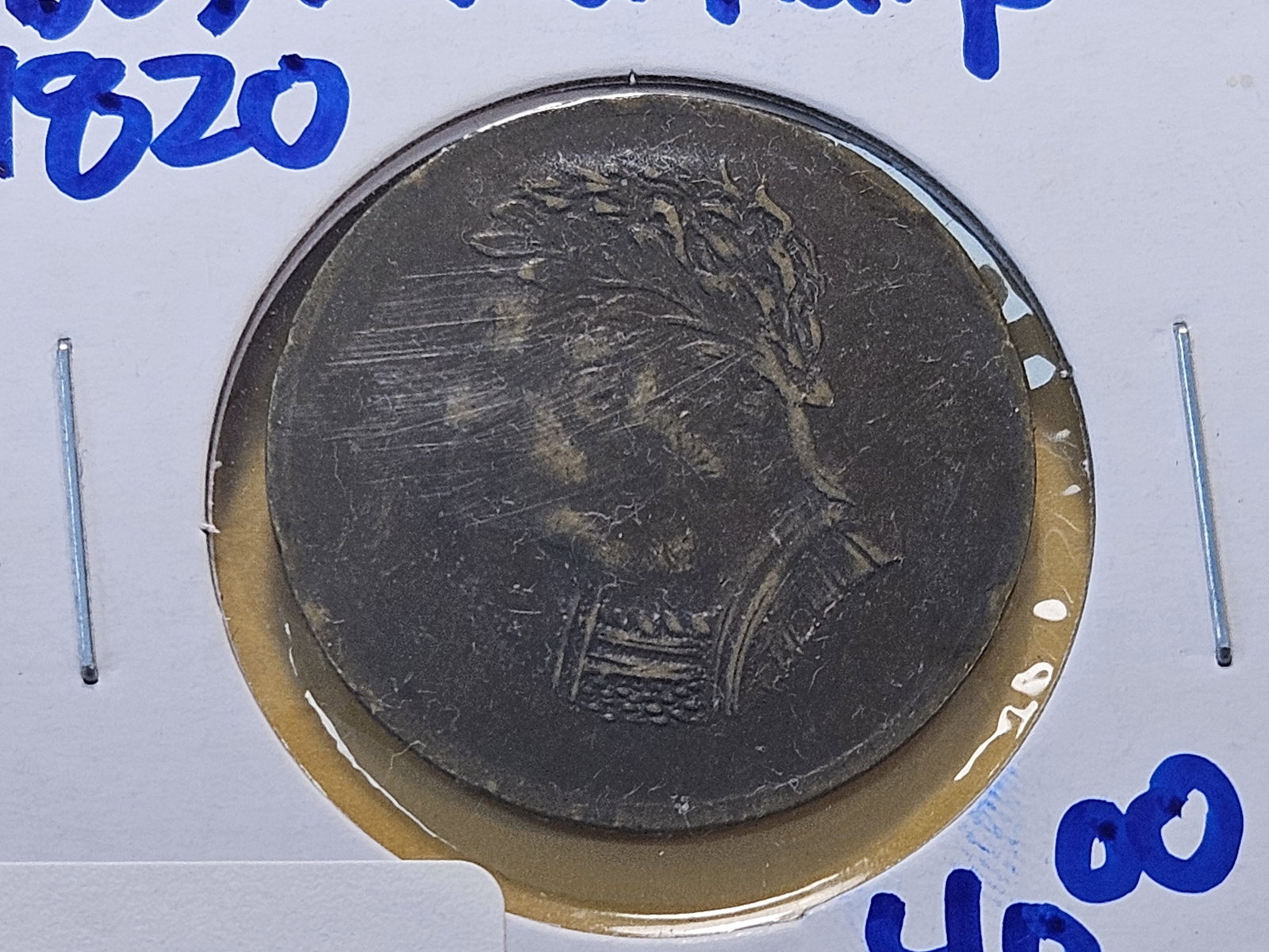 1820 Canadian Bank Token and British Copper Token - 3