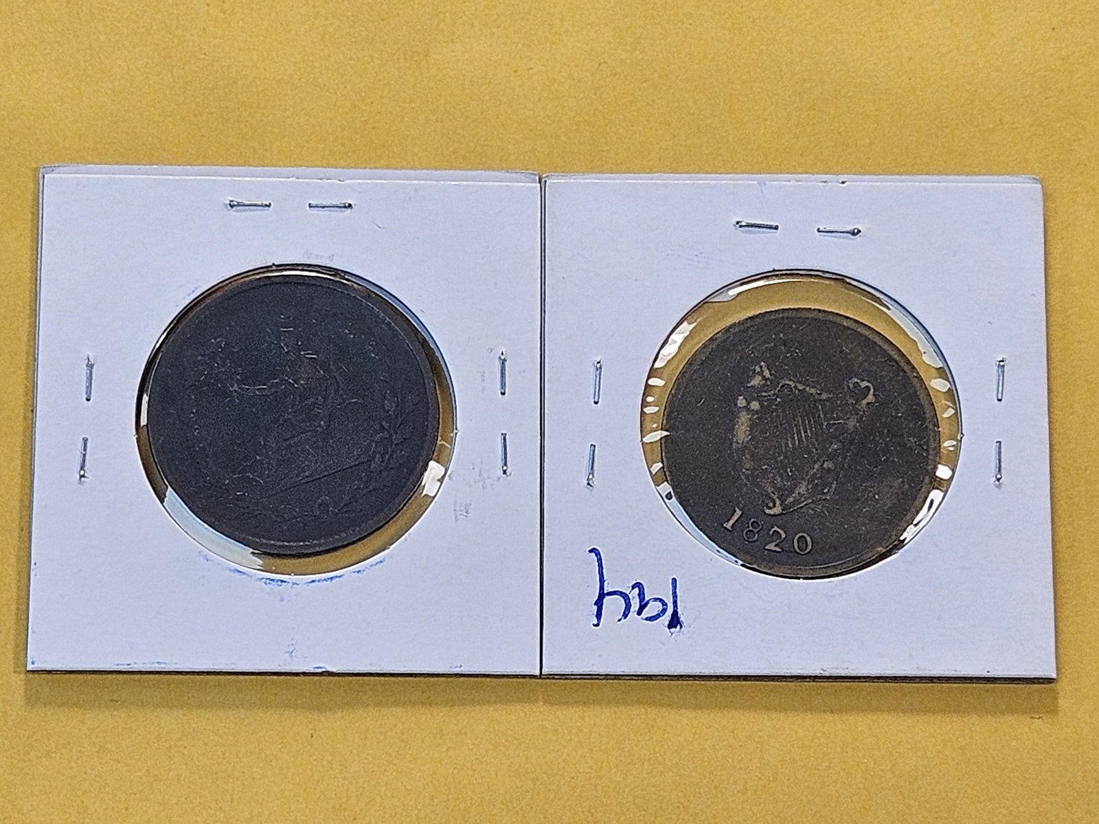 1820 Canadian Bank Token and British Copper Token - 4