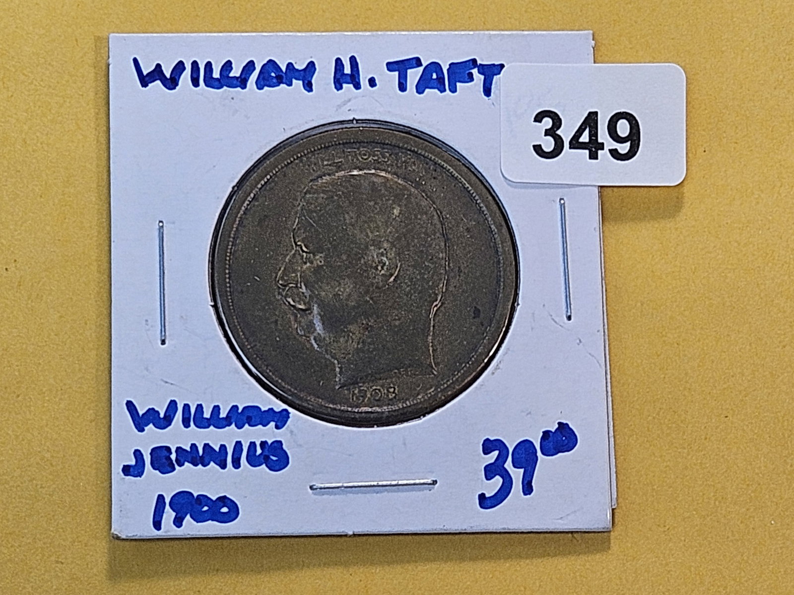1900 US Political Flipper Token - 2