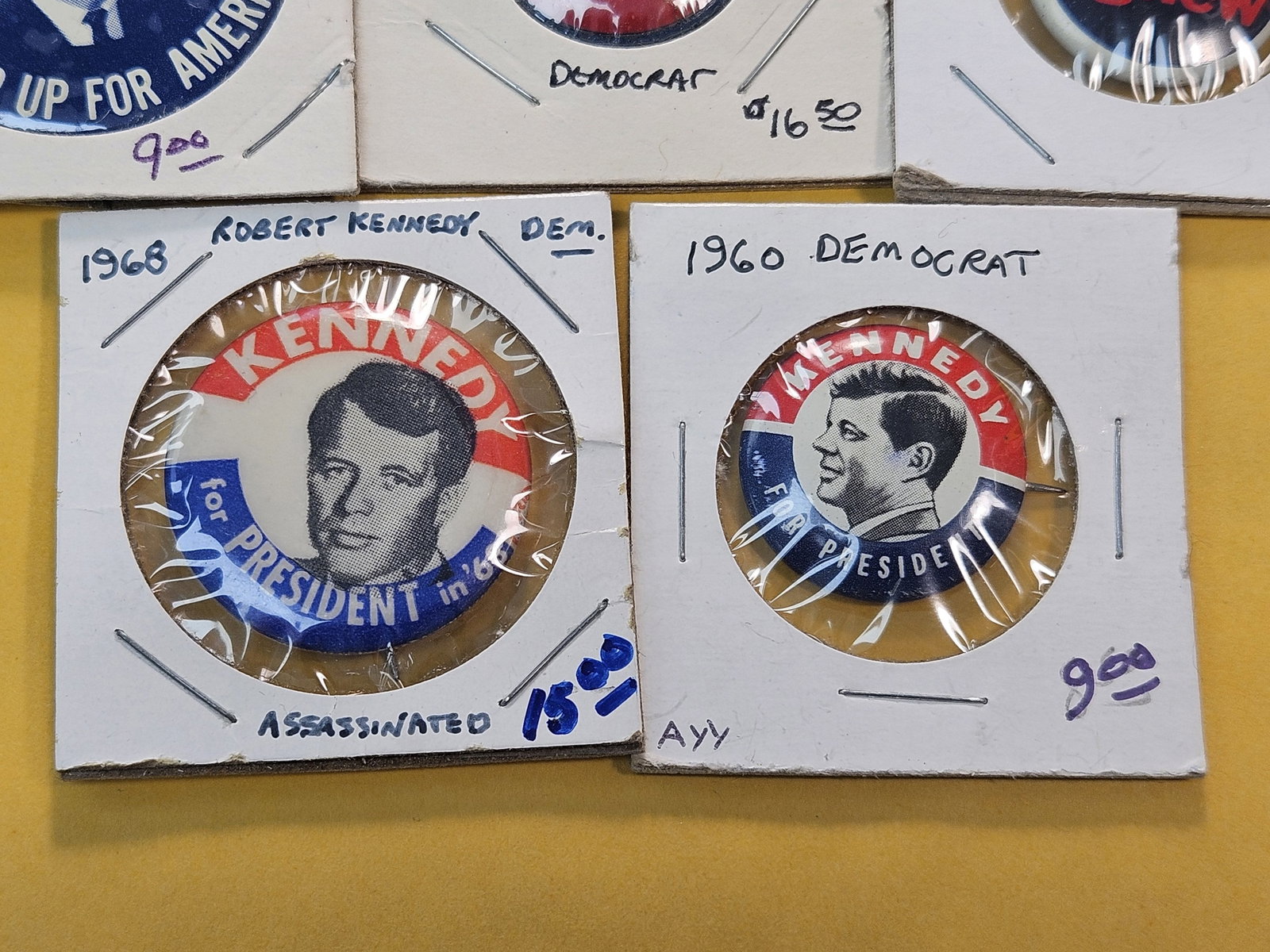 Five United States Political Pins - 4