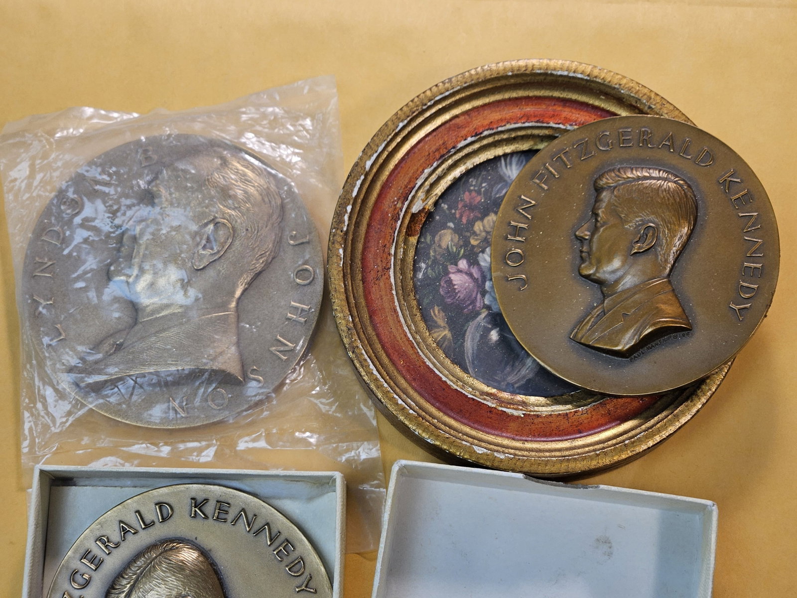 Three Large Presidential Inauguration Bronze Medals - 2