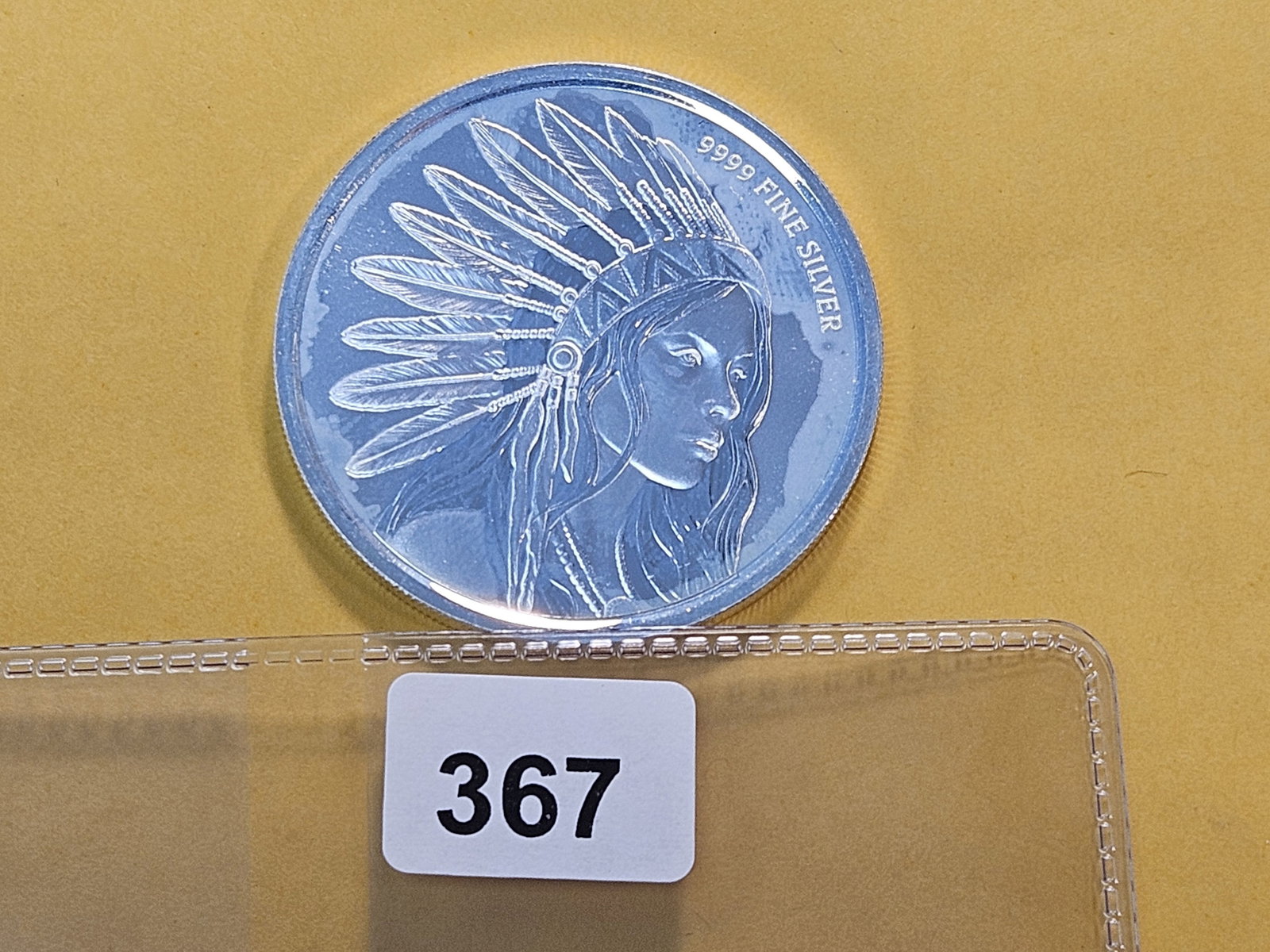 One Troy Ounce .999 Fine Silver Art Round - 2