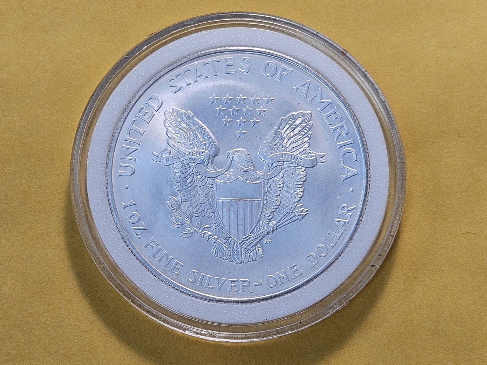 And last but not least, a GEM Brilliant Uncirculated 2000 American Silver Eagle - 2