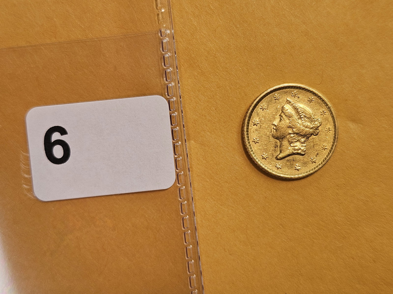 GOLD! Brilliant 1852 Gold Dollar - 2