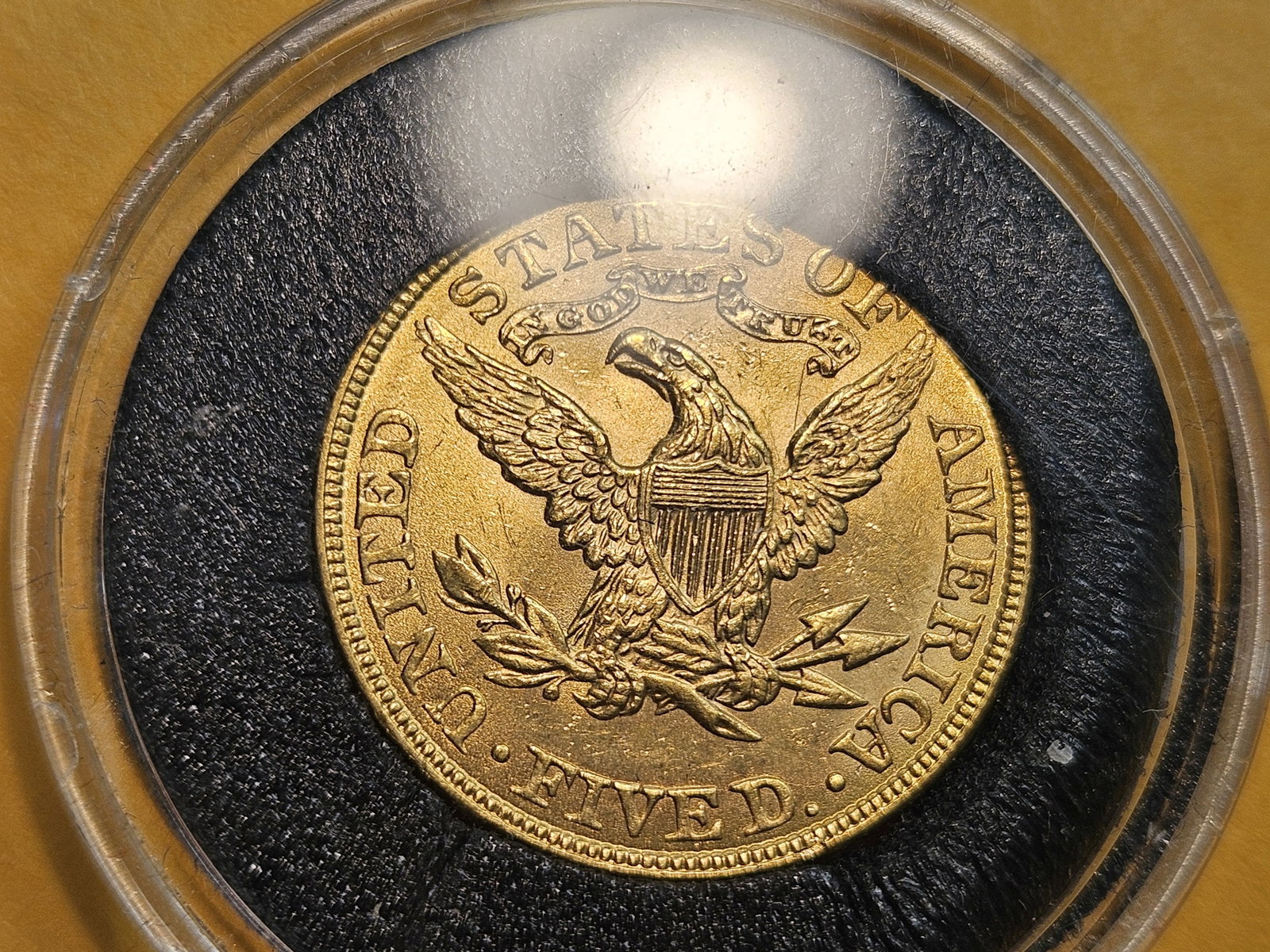 GOLD! Brilliant Uncirculated Plus 1900 Liberty Head Gold Five Dollars - 4