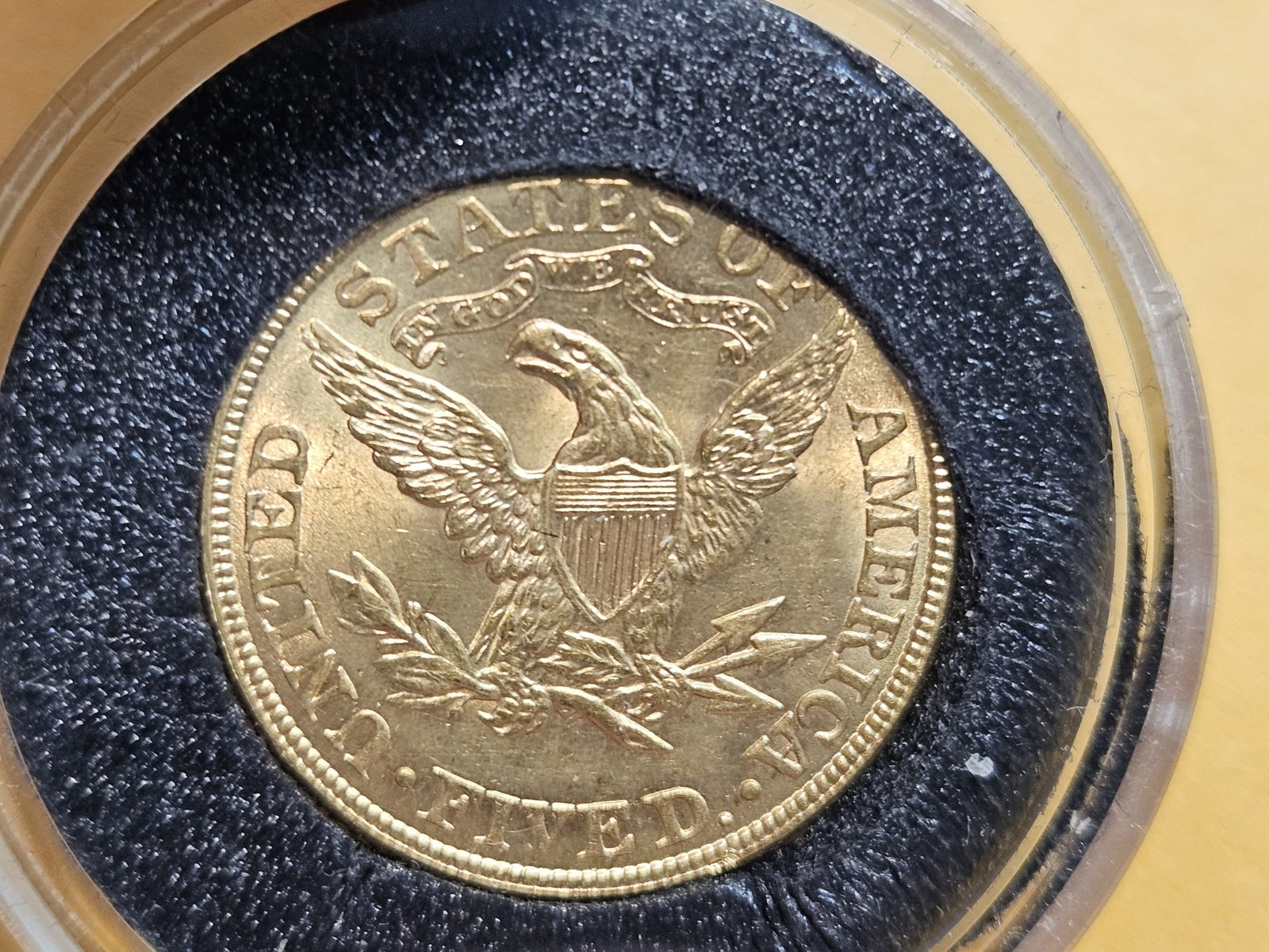GOLD! Brilliant Uncirculated Plus 1900 Liberty Head Gold Five Dollars - 5