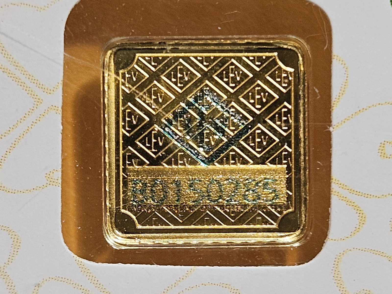 GOLD! GEM One Gram .9999 fine gold bar - 4