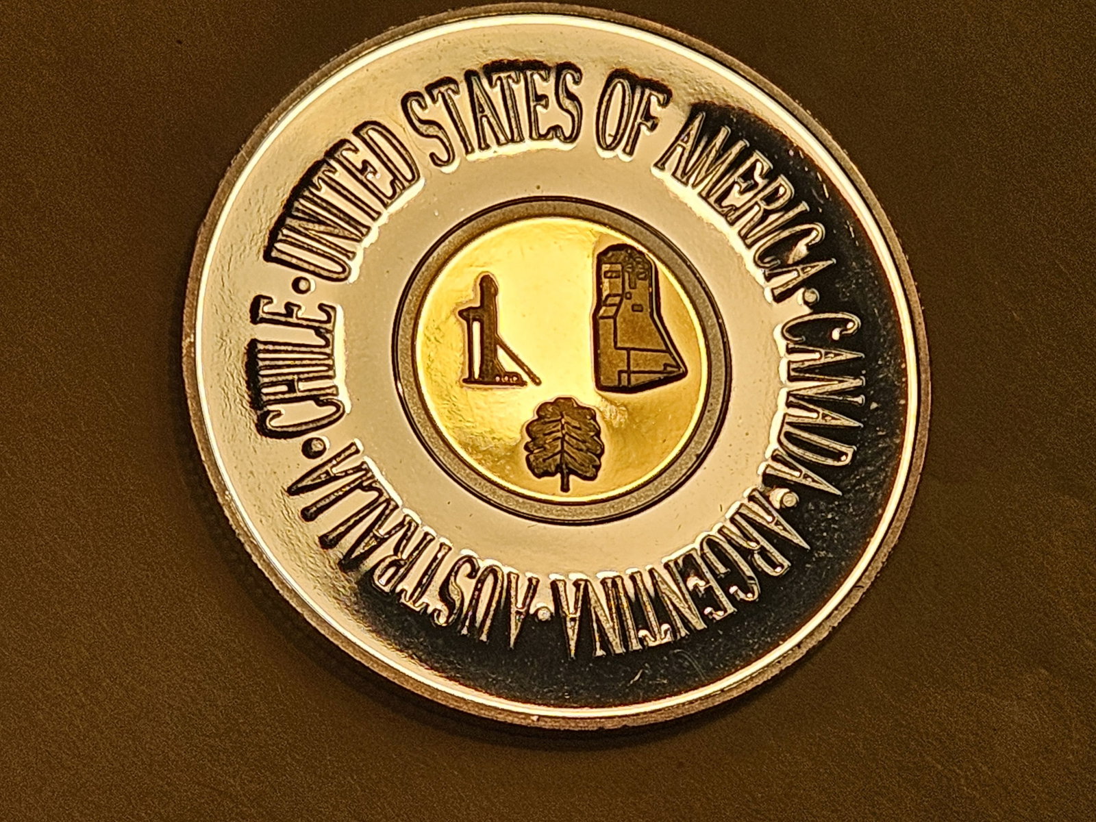GOLD! Cool Bi-metal Gold & Silver coin - 4
